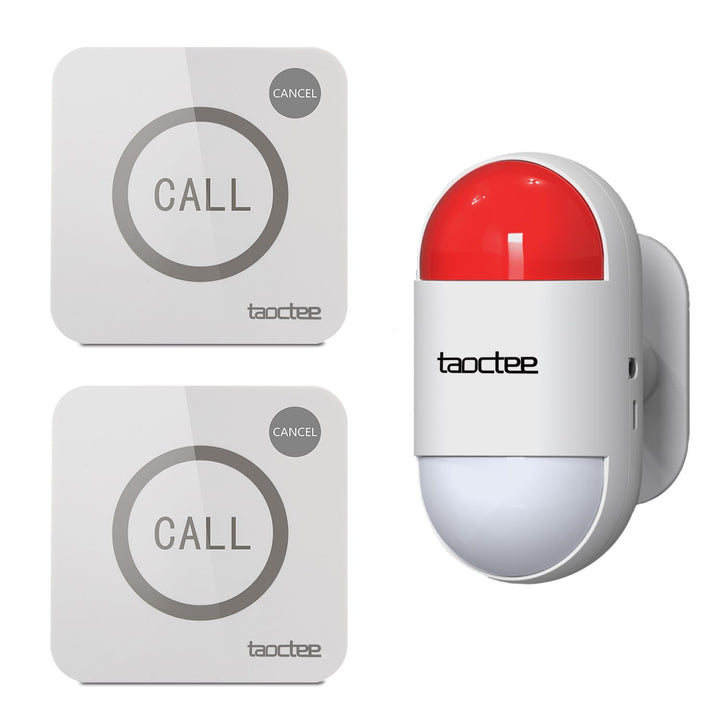 taoctee front view kit showing siren and remote, fast visible alerts