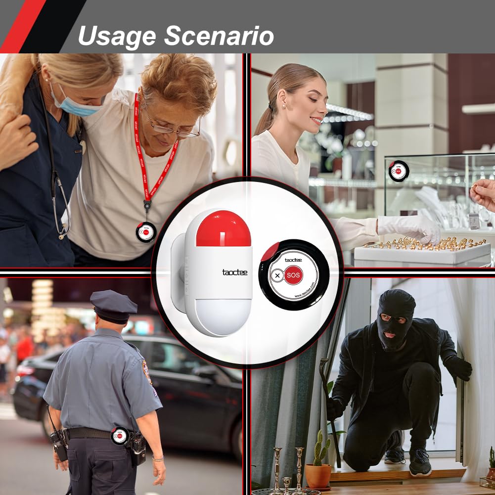 taoctee Panic Button Alarm cancel function to deactivate false alarms