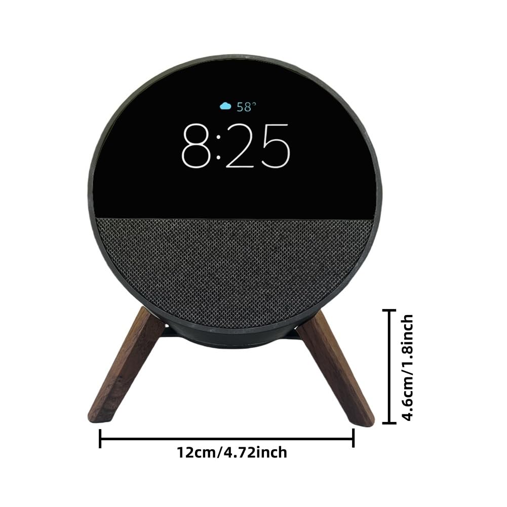 Taojavin wooden stand with silicone feet elevates Echo Spot for stable placement.