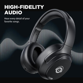 Tapaxis Hybrid ANC headphones earcups, plush cushions for extended listening