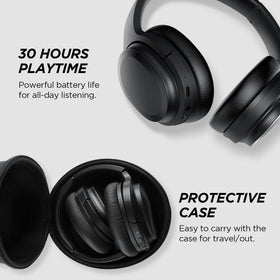 tapaxis SE7 travel case protects headphones on journeys