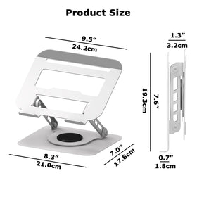 Folded TAPMEI stand compact and portable for travel