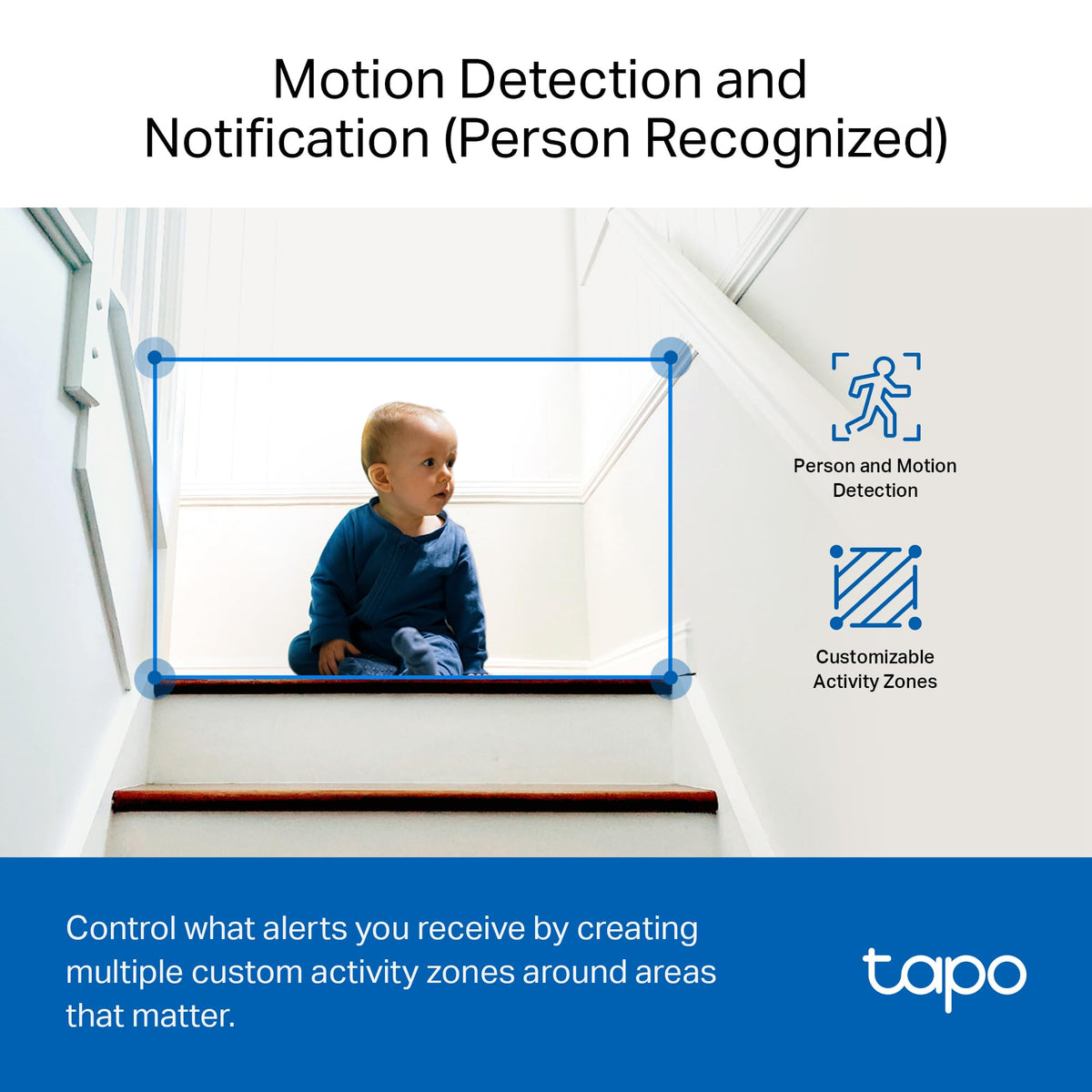 Tapo C100 works with Alexa and Google Assistant for easy viewing.