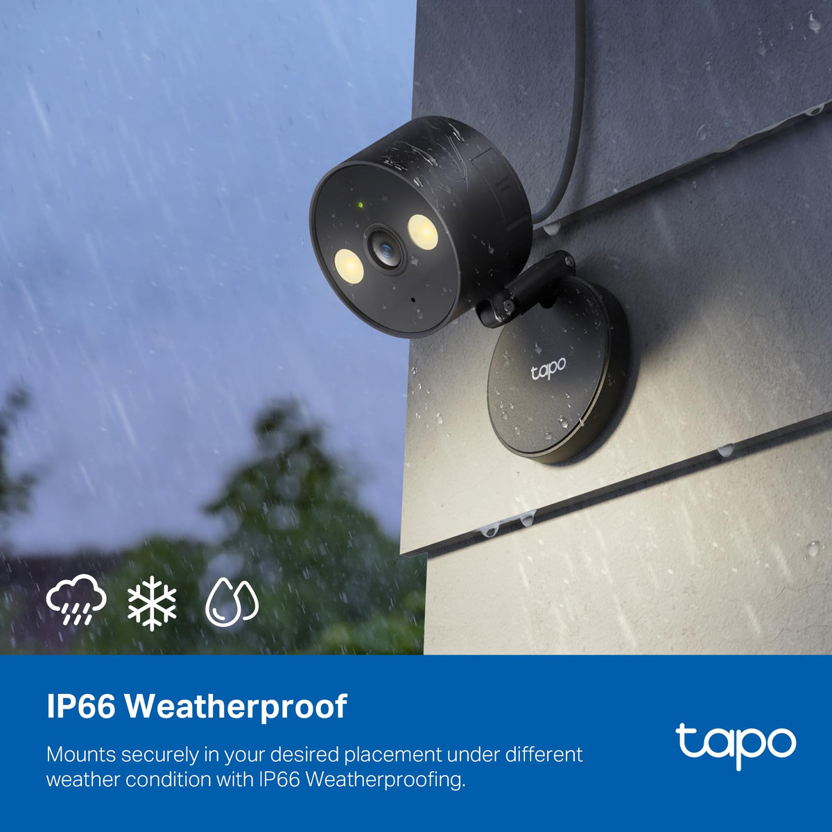 Tapo C121 RTSP ONVIF label detail showing NVR integration flexibility