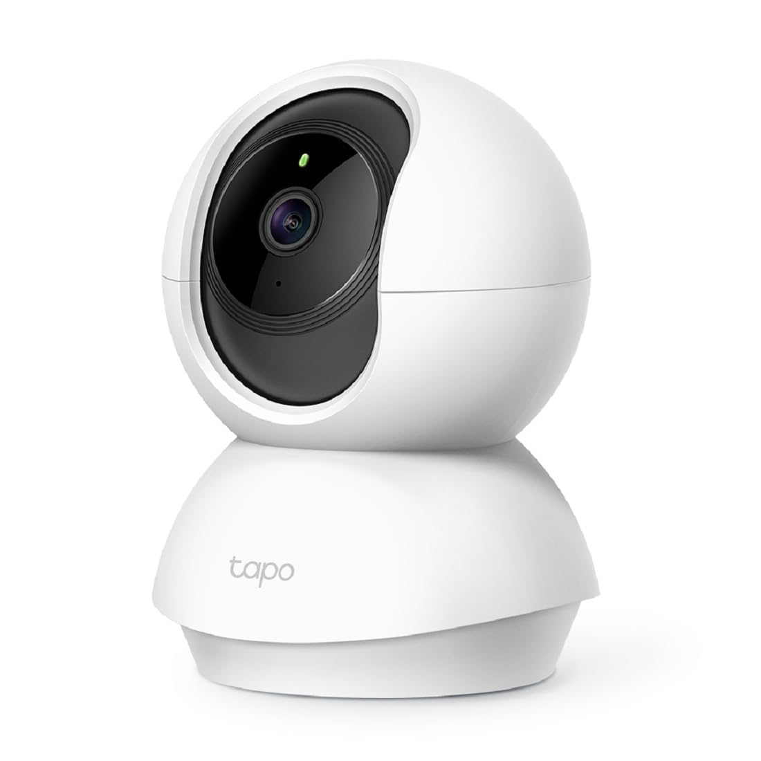 Tapo C200 pan-tilt view enables wide room monitoring for families.