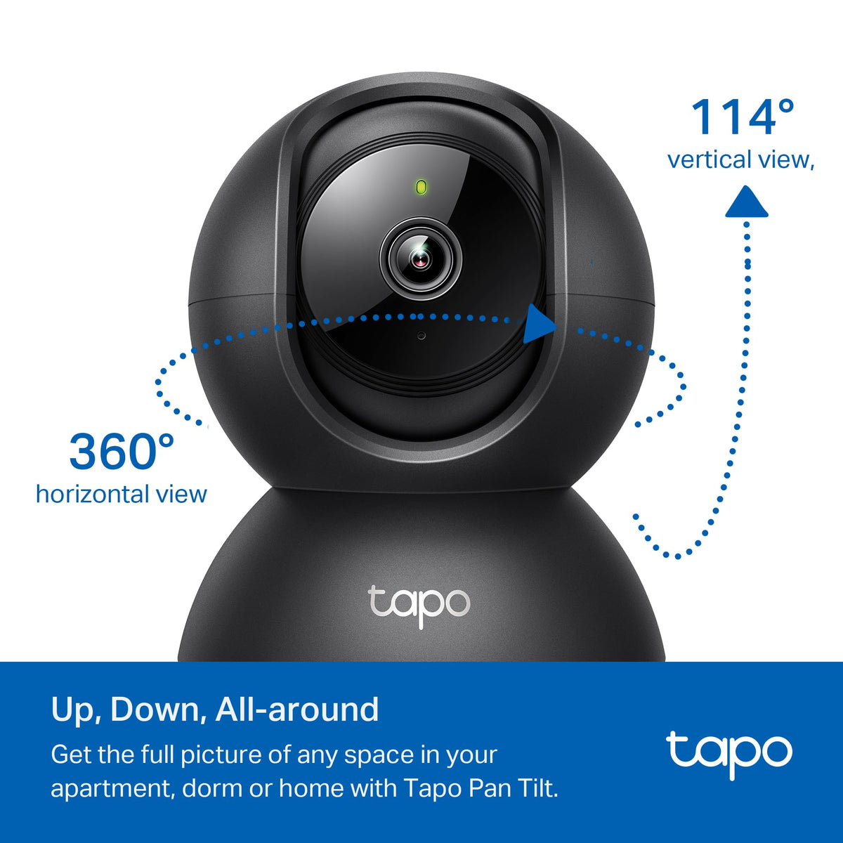 Tapo C201 detects motion and baby crying for instant alerts.
