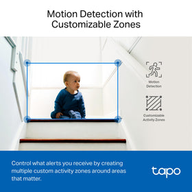 Tapo C220 demonstrating motion tracking keeping subject centered