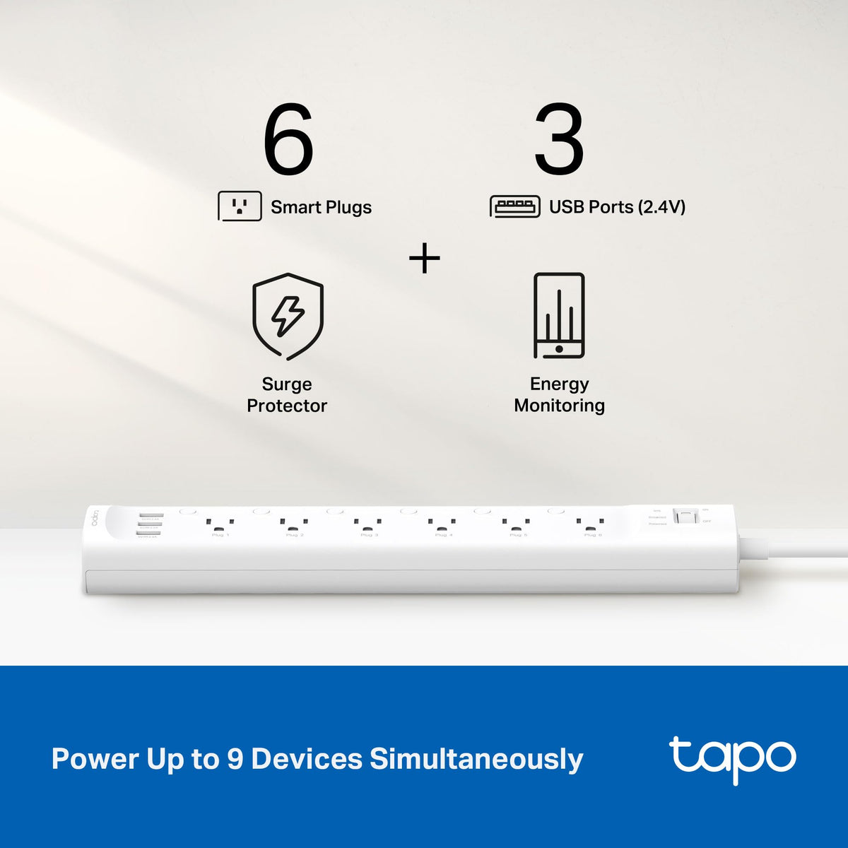 Tapo surge protection and ETL certification label for safe device protection