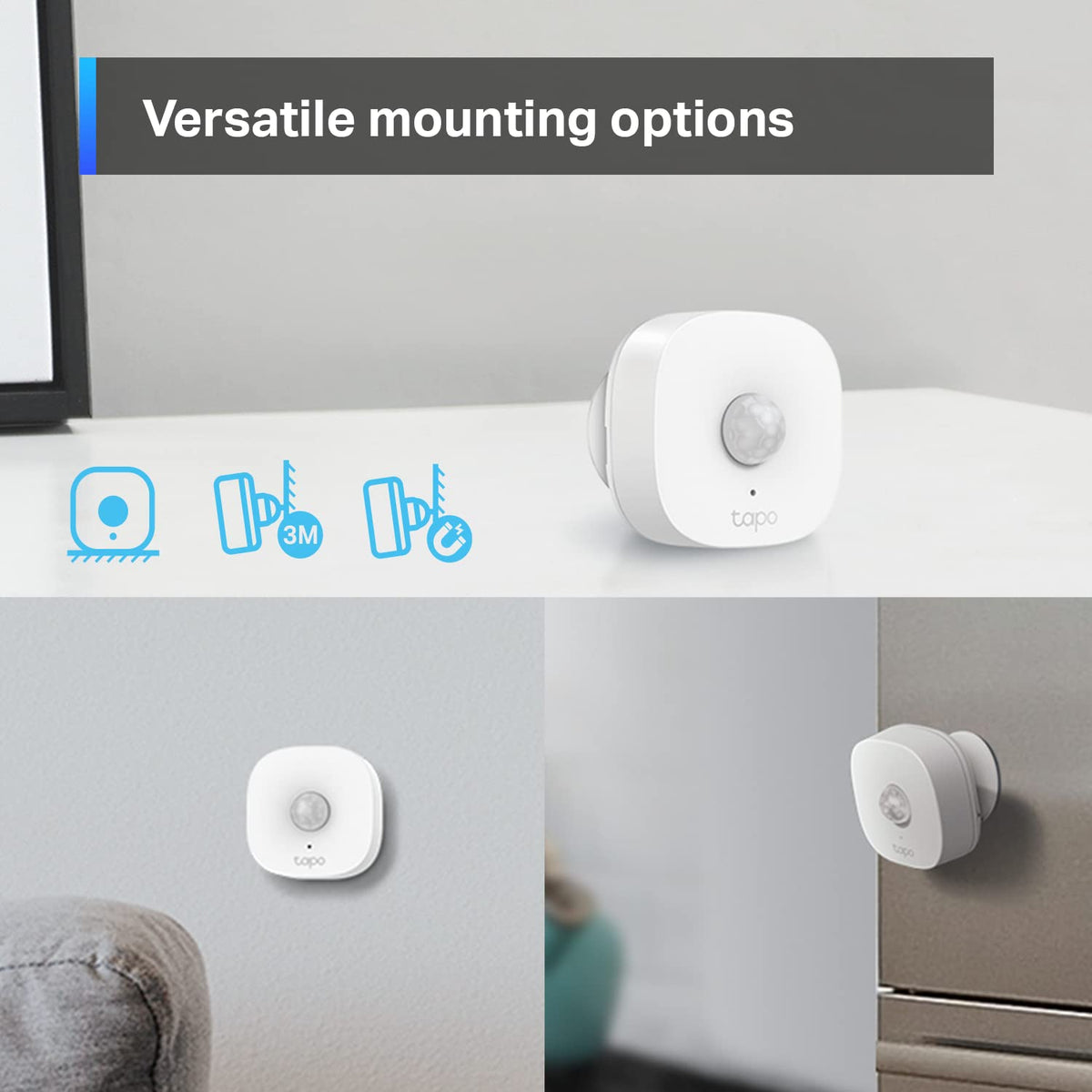 Tapo T100 sends real-time motion alerts via the app