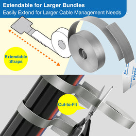 Tapsi extension rolls cut to length illustrating customizable strap sizes for bundles