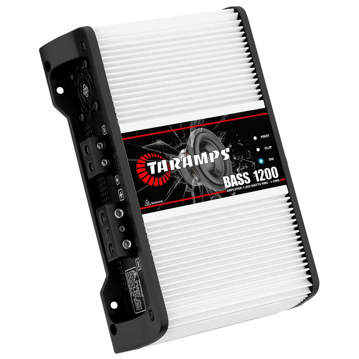 Taramp's Bass 1200 Class D amp—efficient performance in a compact package.