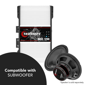 Taramp's Bass 1200 compact dimensions—fits tight dashboards and trunks.