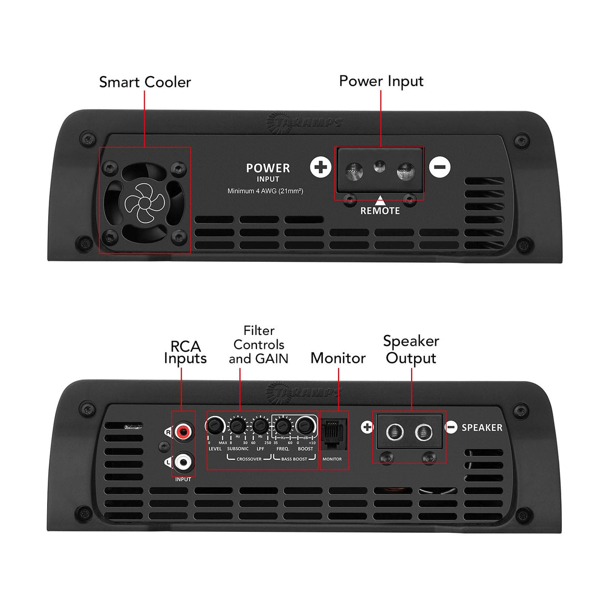 Taramp's BASS 3k compact dimensions fit tight car spaces.