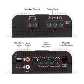 Taramp's BASS 400 compact dimensions fit under seats