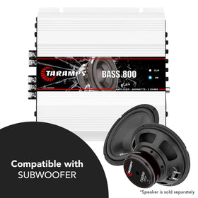 Taramps Bass 800 crossover control enables bass tuning