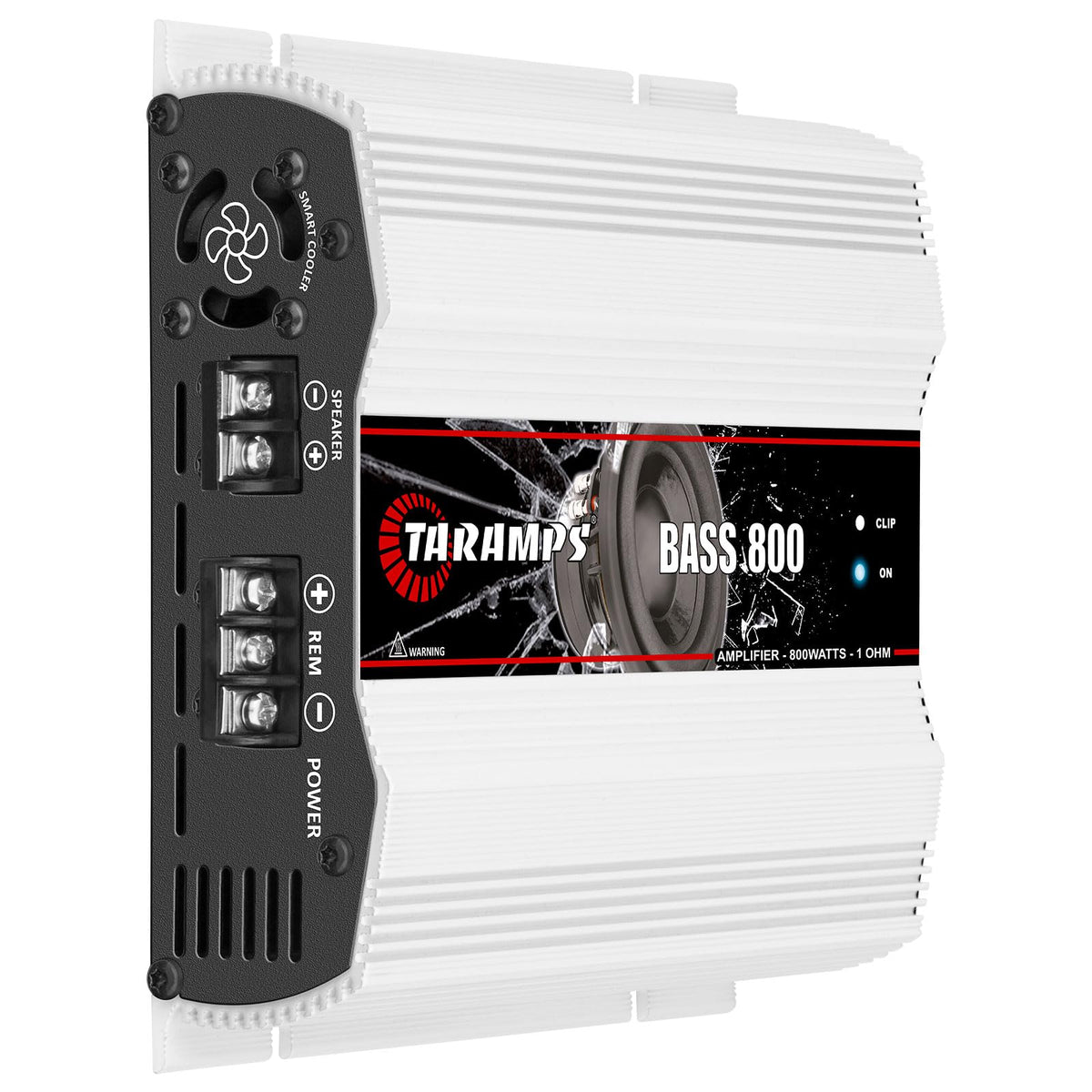Taramp's Bass 800 heatsink top view highlighting compact cooling for reliability