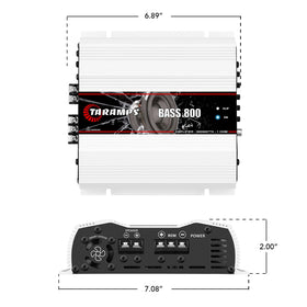 Taramp's Bass 800 wiring diagram display showing proper installation guidance