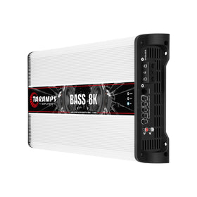 Taramp's Bass 8k rear RCA inputs enabling clean signal connection.