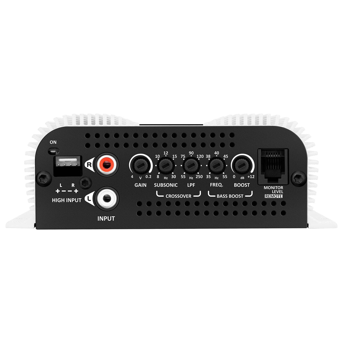 Taramps Bass 400 high-level input focus supports factory radio integration