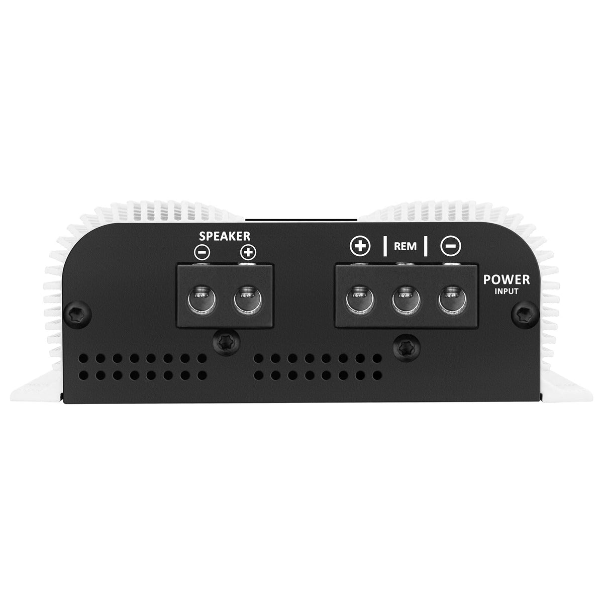 Taramps Bass 400 RCA input view enables easy head-unit integration