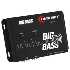 Taramps Big Bass wired remote enables quick bass level tweaks on the road.