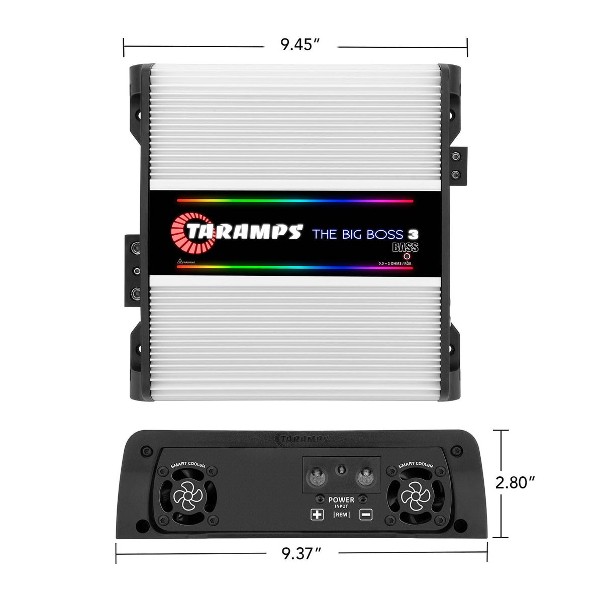 Taramp's Big Boss 3 bass amp crossover and gain controls for tailored bass