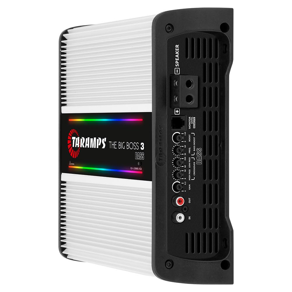Taramp's Big Boss 3 side-vent design aiding heat dissipation for steady bass