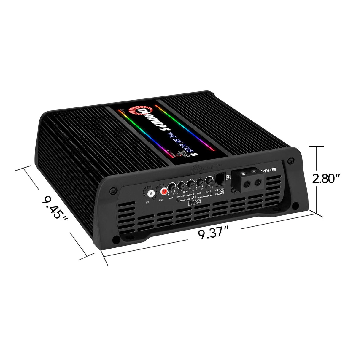 Taramp's The Big Boss 3 Bass crossover and gain controls enable clean signal shaping