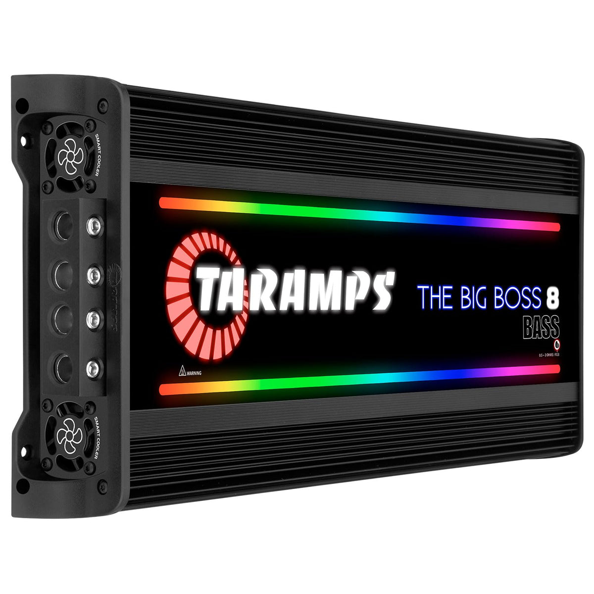 Taramp's Big Boss 8 Bass rear connection panel for easy wiring and setup