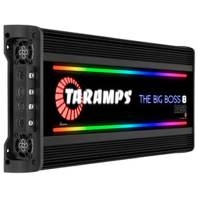 Taramp's Big Boss 8 Bass rear connection panel for easy wiring and setup