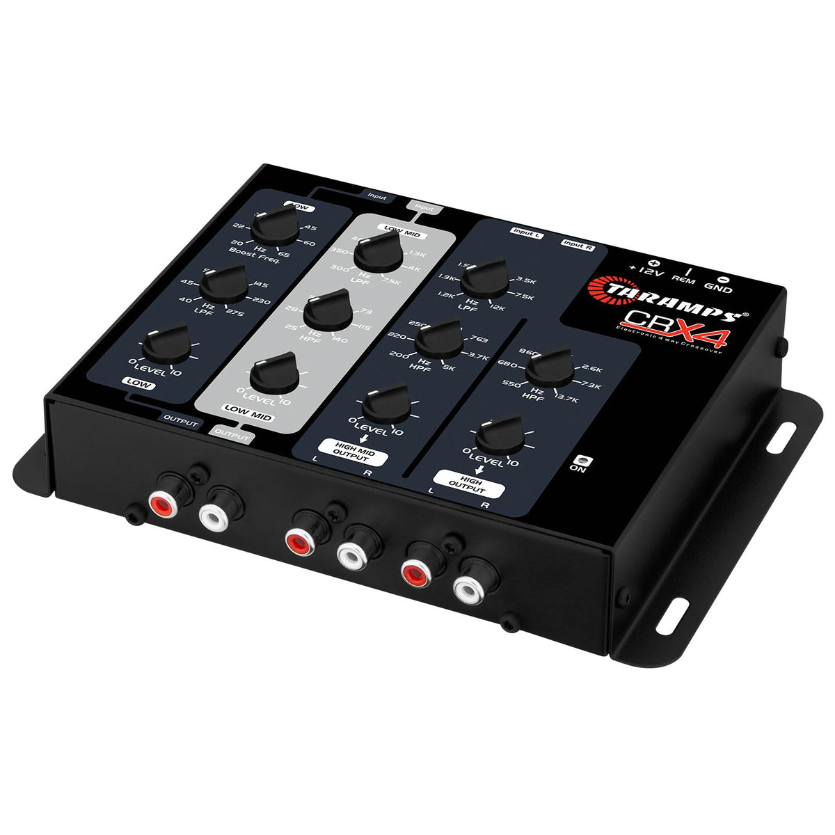 Taramps CRX4 compact side profile fitting tight vehicle spaces for flexible installs