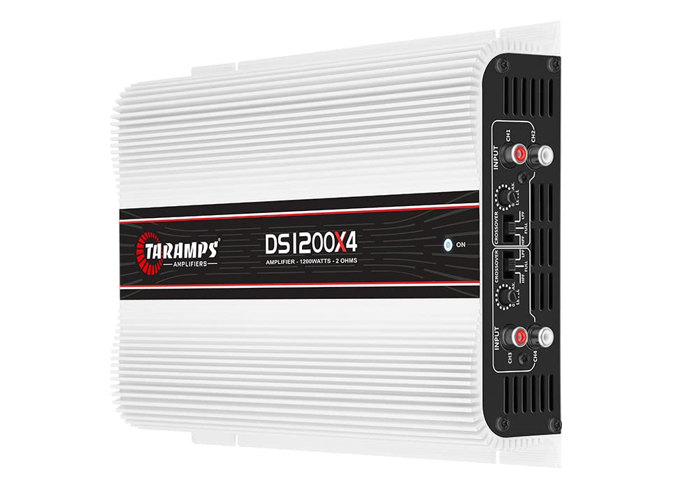 Taramp's DS 1200x4 4-channel setup for precise multi-woofer amplification.