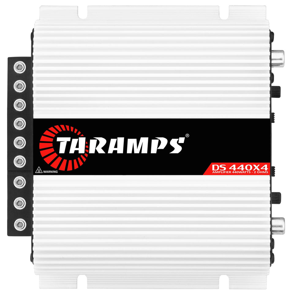 Taramp's DS 440x4 amplifier ready for 2 ohm multi-channel car audio setup