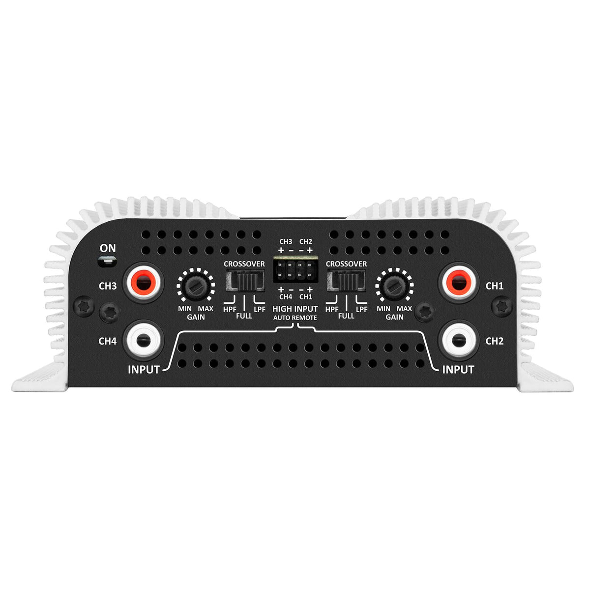 DS 440x4 high level input enables easy integration with factory radios