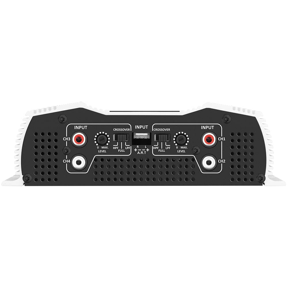 Taramp's DS800x4 four-channel outputs offer consistent speaker power.