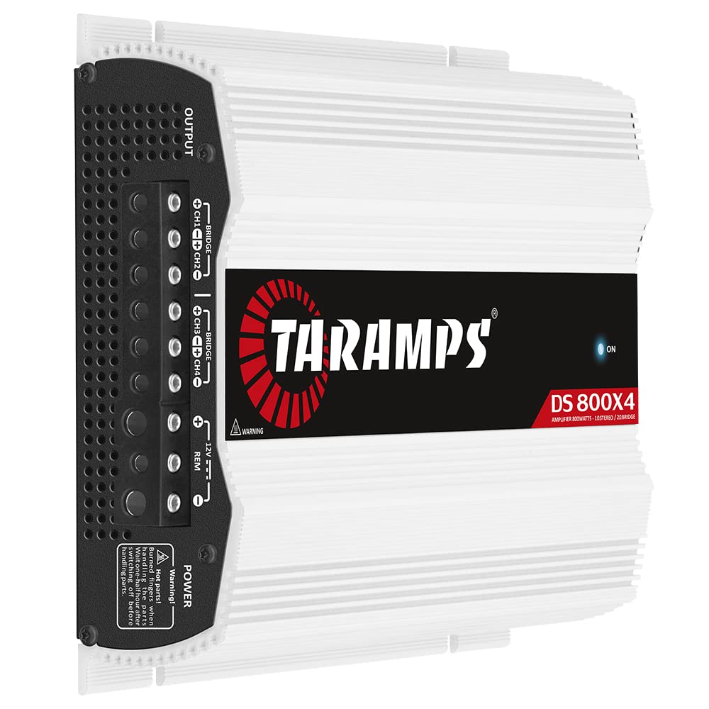 Taramp's DS800x4 side panel labels aid quick wiring and setup.