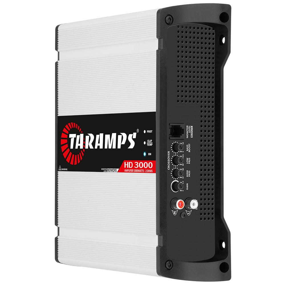 Taramp's HD 3000 LED monitor indicators help quick system diagnostics.