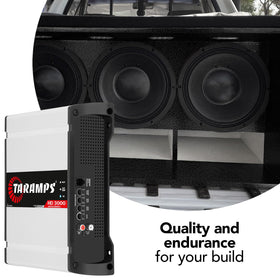 Taramp's HD 3000 RCA input preserves clean signal.