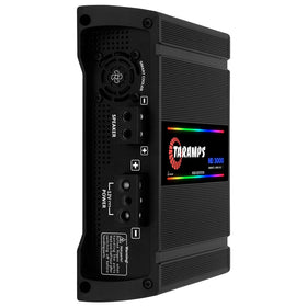 Taramps HD 3000 RGB effects brighten the install with music-synced colors