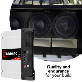 Taramp's HD2000 logo on the chassis reinforces brand visibility during installs