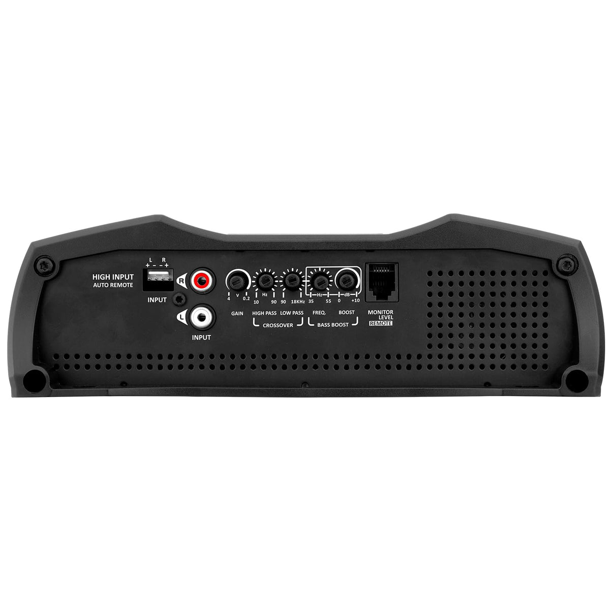 Taramp's MD 1200.1 control area with gain and crossover adjustments.