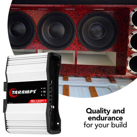 Taramp's MD 1200.1 LED indicator close‑up for quick system status.
