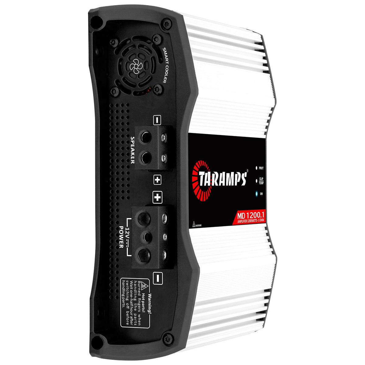 Taramp's MD 1200.1 side panel highlights MOSFET tech for efficient power.