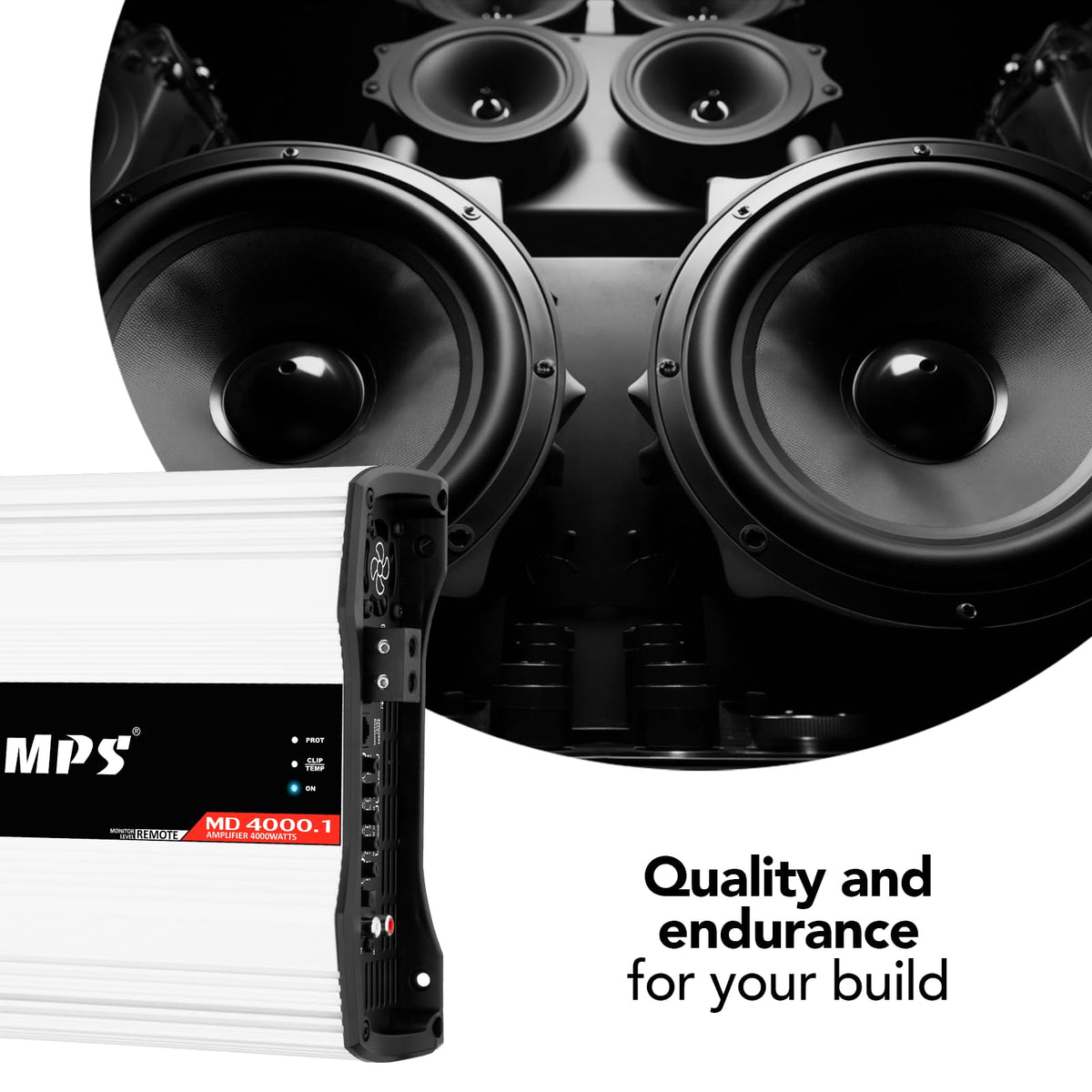 Taramp's MD 4000-1 wide input range supports versatile car installations.
