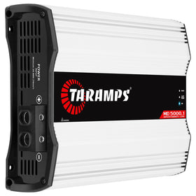 Taramps MD 5000.1 rear panel highlights clean connections for reliable wiring.