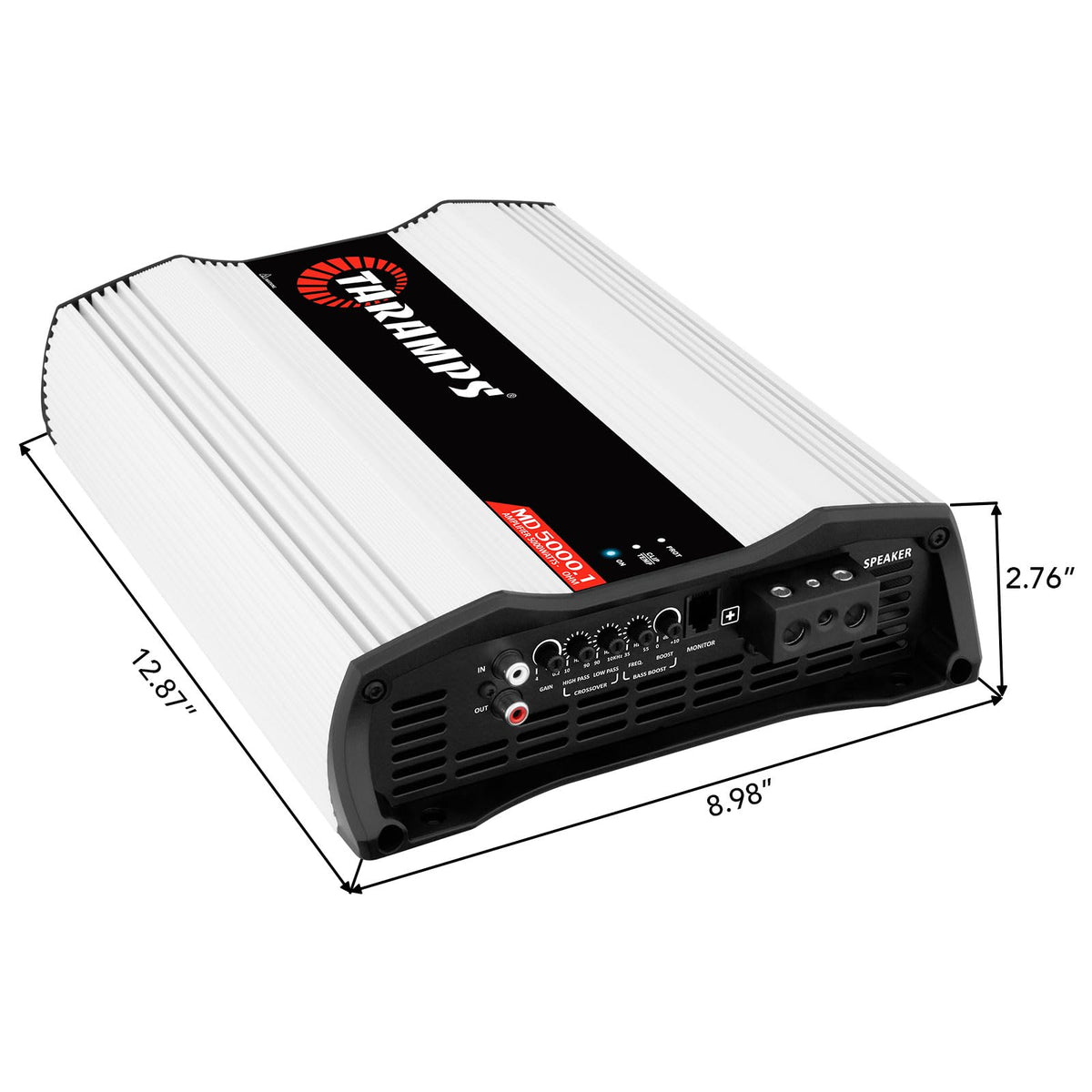 Remote cable included for convenient system tuning on MD 5000.1