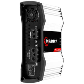 Taramps MD 1200.1 rear panel shows cooling and input options