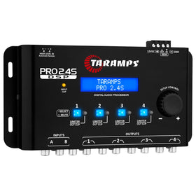 Taramp's rear connections view demonstrating flexible input/output routing benefit