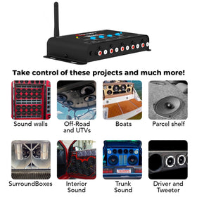 Taramp's Pro 2.4BT DSP high-level input image for OEM compatibility.