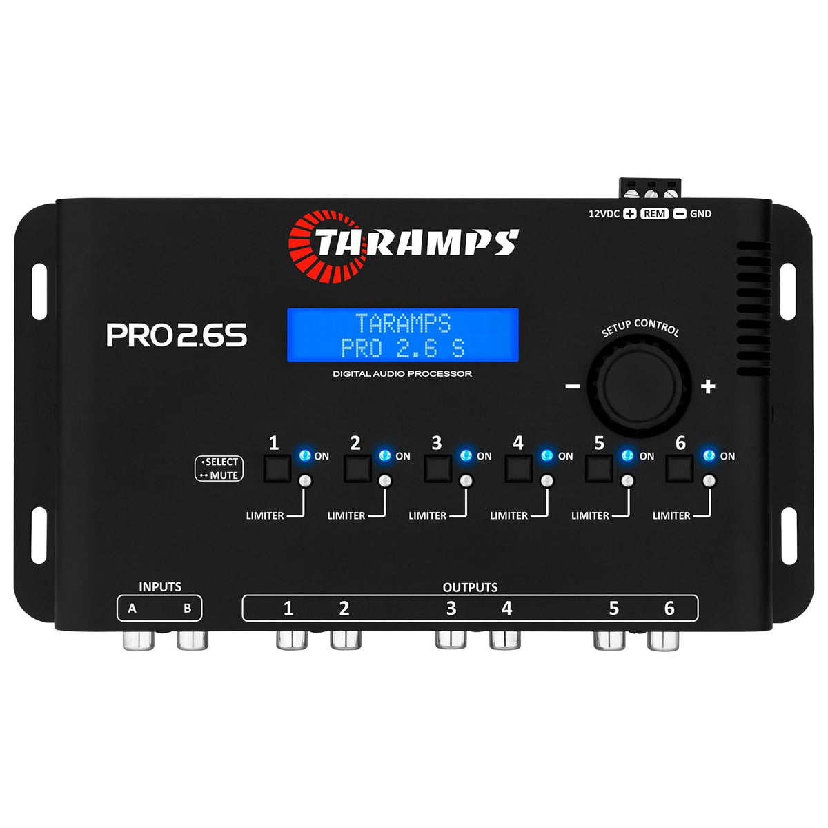 Taramp's Pro 2.6S DSP front panel for precise car audio control
